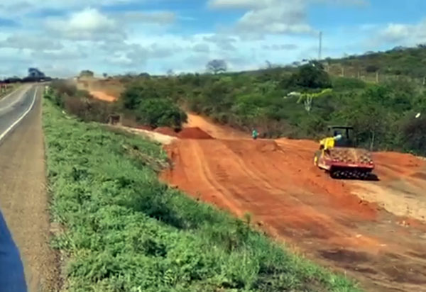 Brumado: iniciadas obras da rotatória ligando o anel viário da BR-030 ao bairro Esconso