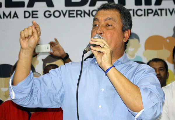 Durante passagem por Brumado, Rui Costa defende 'Lula Livre'