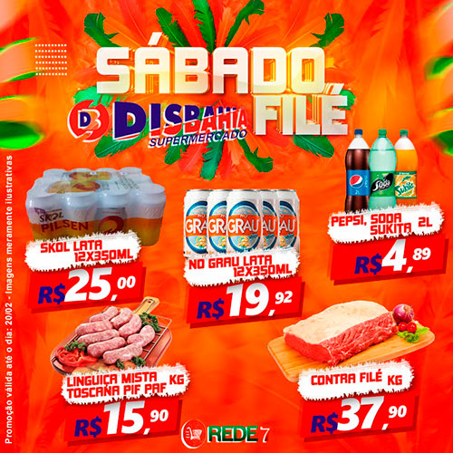 Ofertas: Sábado Filé do Disbahia Supermercado