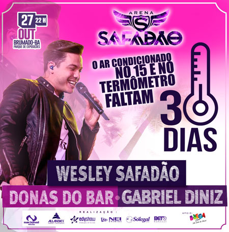 Temperatura em elevação: Faltam apenas 30 dias para a 'Arena Safadão'