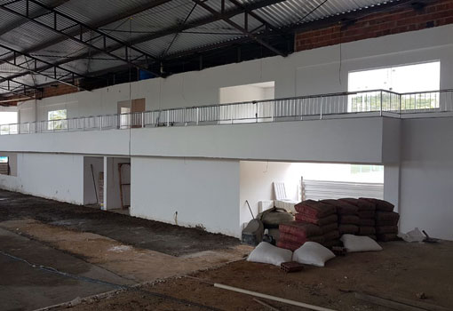 Clube Social de Brumado: obras de modernização do salão de festas estão em andamento