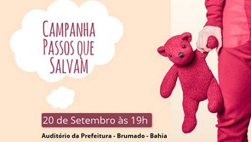 Brumado: Grupo Unidas por Edu convida população para o  pré-lançamento da Campanha 'Passos que Salvam'