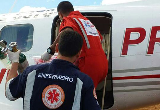 Livramento: Samu 192 realiza nova transferência aérea