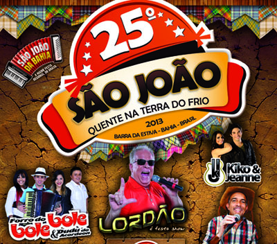 CHAPADA: PROGRAMAÇÃO DO SÃO JOÃO BARRA DA ESTIVA