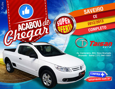 Taisan Auto: Saveiro CE com preço imperdível