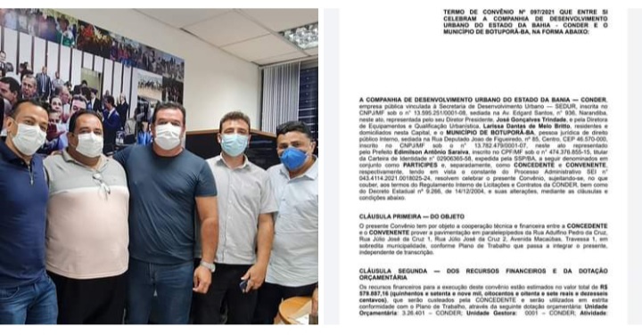 Emenda Parlamentar do deputado Marquinho Viana leva calçamento para diversas ruas de Botuporã