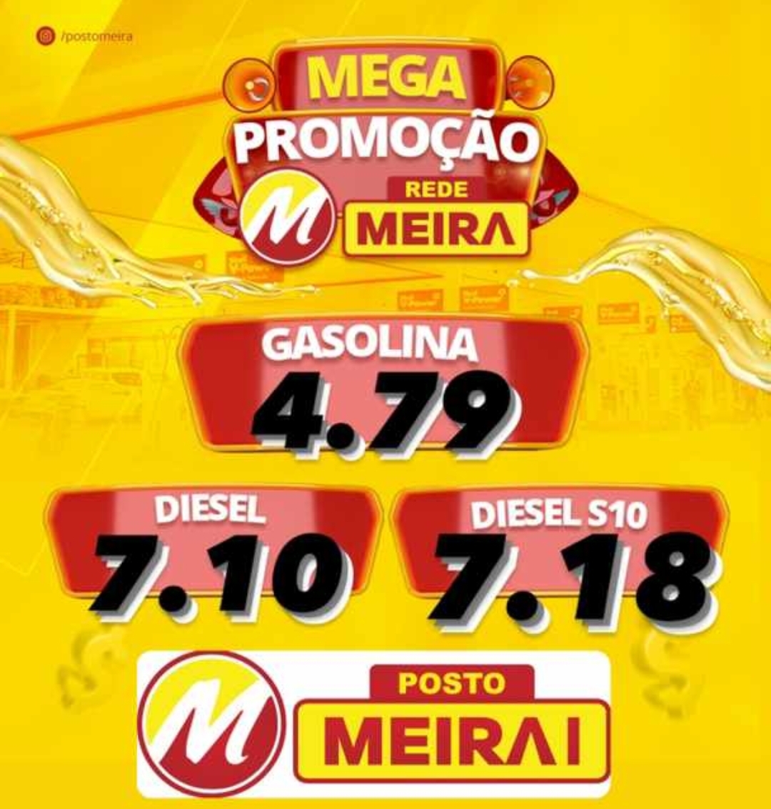 Promoção de Combustíveis no Posto Meira 