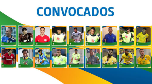 Seleção Olímpica convocada para a Rio 2016