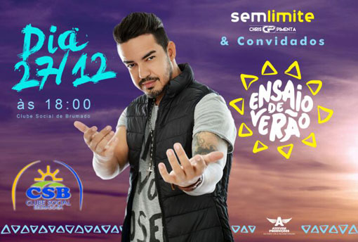 Brumado: Ensaio de Verão, com a Banda Semlimite, é no Clube Social