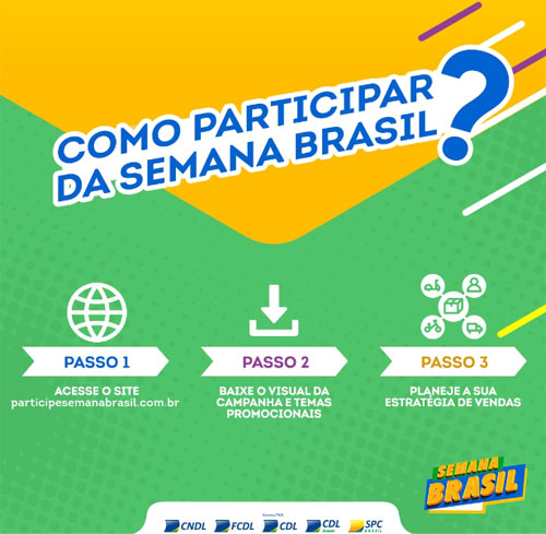 Brumado: Como participar da Semana Brasil? A CDL tira as duas dúvidas