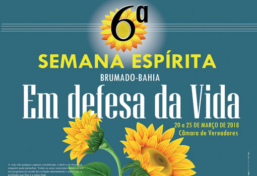 Brumado: de 20 a 25 de março acontece a 6ª edição da Semana Espírita