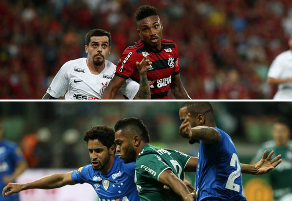 Flamengo x Corinthians, Cruzeiro x Palmeiras decidem vaga na Copa do Brasil