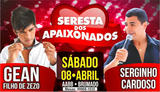 Neste sábado (08) tem Seresta dos Apaixonados na AABB