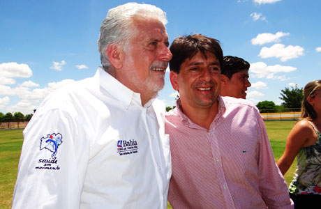 Aracatu: Sérgio Maia participa da visita de Wagner em Malhada de Pedras