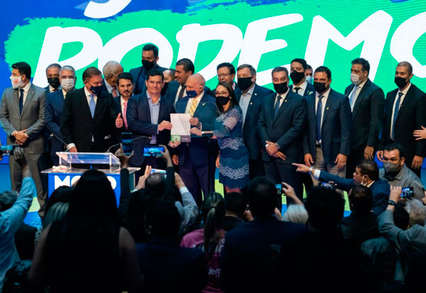 Sergio Moro se filia ao Podemos