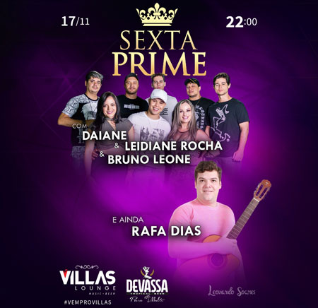 Brumado: Devassa Puro Malte oferece Sexta Prime no Villas Lounge
