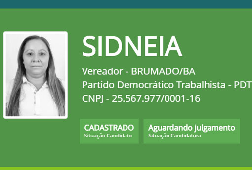 Brumado: candidata a vereadora da coligação de Eduardo Vasconcelos não esta filiada a nenhum partido