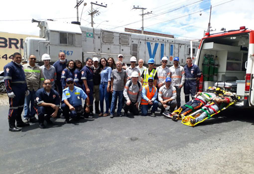 Brumado: SMTT e Samu 192 promoveram simulação de acidente em cruzamento rodoferroviário