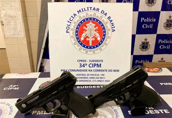 Brumado: Homens são preso após se passarem por policiais militares e ameaçarem moradores de Itaquaraí