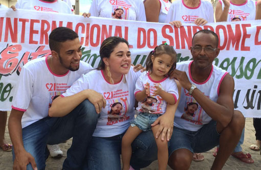 Brumado: pais da Alice a homenageiam no Dia Internacional da Síndrome de Down