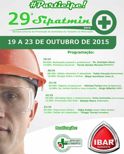 Brumado: Ibar promove a 29ª Sipatmin