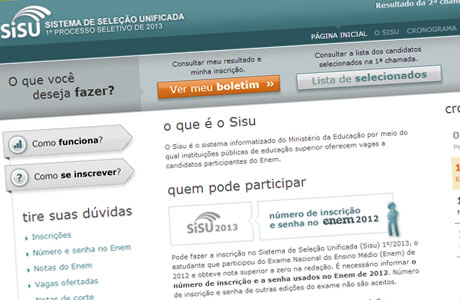 ESTUDANTES TÊM ATÉ HOJE PARA SE INSCREVER NO SISU