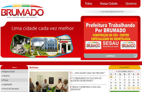 Brumado: Site da Prefeitura já está no ar