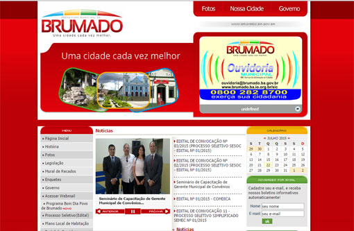 Brumado: Site da Prefeitura já está no ar