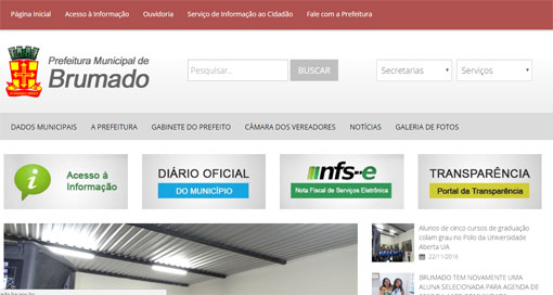 Brumado: site da prefeitura volta a funcionar normalmente 