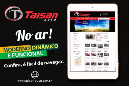 Conheça a nova página na internet da Taisan Auto 