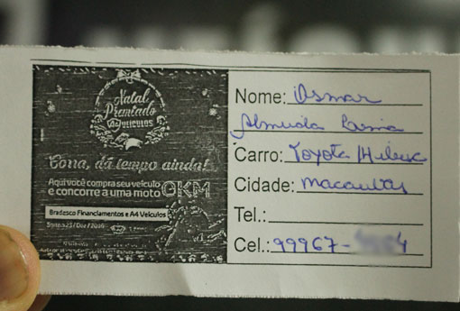 A4 Veículos: conheça o ganhador da  moto 0Km