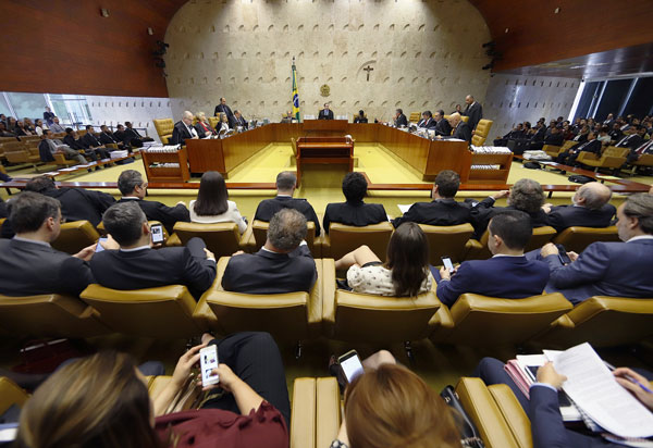 STF encerra 1º dia de julgamento sobre prisão em segunda instância