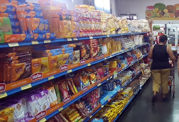 Vendas dos supermercados crescem 1,91% em sete meses