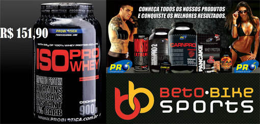 Beto Bike Sports fecha parceria com a Probiótica; preços de suplementos agora mais baixos
