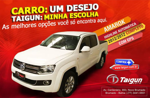 As melhores opções de carros você encontra na Taigun