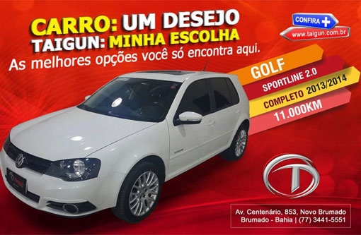 As melhores opções de carros você encontra na Taigun