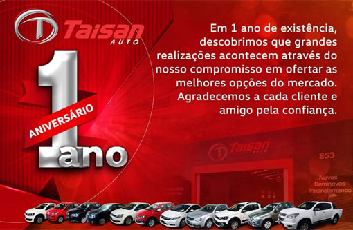 Brumado: Taisan Auto completa 1 ano de existência