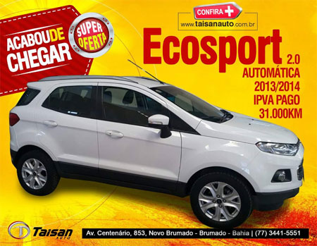 Taisan Auto: Super oferta para Ecosport 2.0 automática 2013/2014