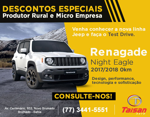 Taisan Auto: conheça a nova versão do Jeep Renegade Night Eagle
