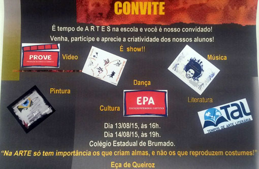 Brumado: CEB promoverá culminância dos projetos TAL, AVE, FACE, EPA, PROVE e DANCE