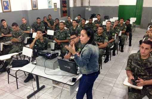 Tiro de Guerra participou de palestra sobre Doenças Sexualmente Transmissível