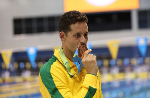 Com 23 medalhas, Thiago Pereira se torna maior vencedor do Pan