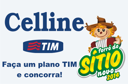 Faça um plano TIM na Celline e concorra 5 camisas para o Forró do Sítio Novo