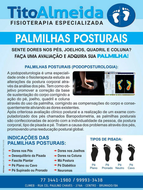 Fisioterapia Tito Almeida - Palmilhas Posturais