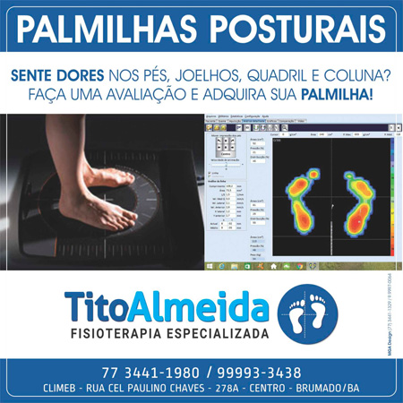  Fisioterapia Tito Almeida - Palmilhas Posturais