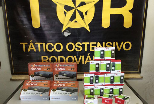 Caetité: PRE apreende material sem nota fiscal em ônibus