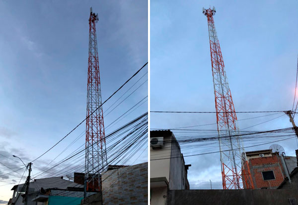 Construção de torre de telefonia gera protesto de moradores do bairro Novo Brumado