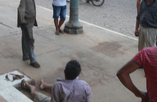 Brumado: homem deita sobre linha férrea e quase é atropelado por trem