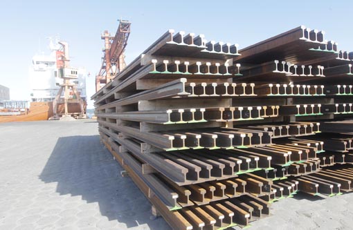 Fiol recebe terceiro lote de trilhos