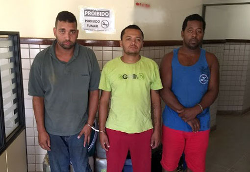 Trio acusado de furtos na região é preso em Paramirim